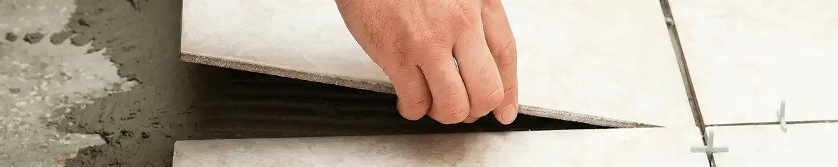 Professional installing ceramic tile floors in Saint Louis, MO